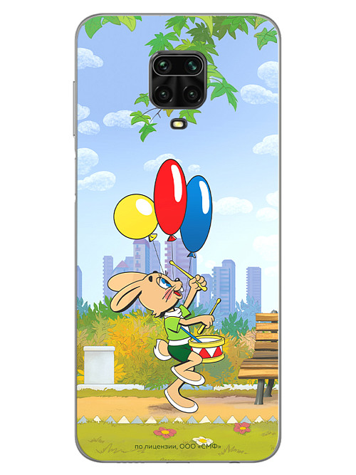 Силиконовый чехол для Xiaomi Redmi Note 9 Pro Ну, погоди: Воздушные шарики