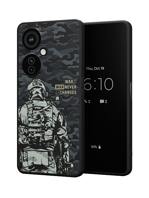 Силиконовый чехол для OnePlus Nord CE 3 Lite (5G) "War never changes"