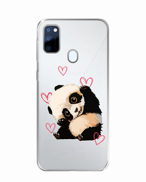 Силиконовый чехол для Samsung Galaxy M30S Милая панда