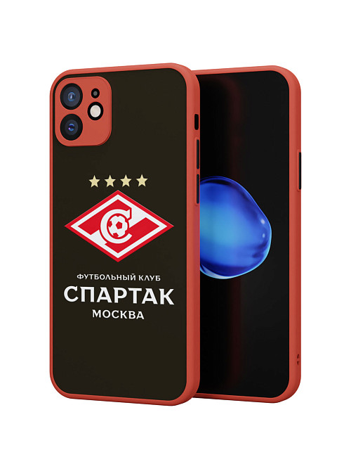 Противоударный чехол для Apple iPhone 12 "ФК Спартак"