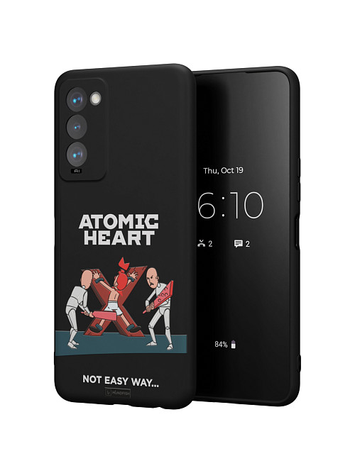 Силиконовый чехол для Tecno Camon 18/Camon 18T "Atomic Heart: Not Easy Way"