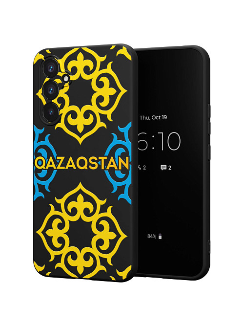 Силиконовый чехол для Samsung Galaxy A54 (5G) "Орнаменты Казахстан"