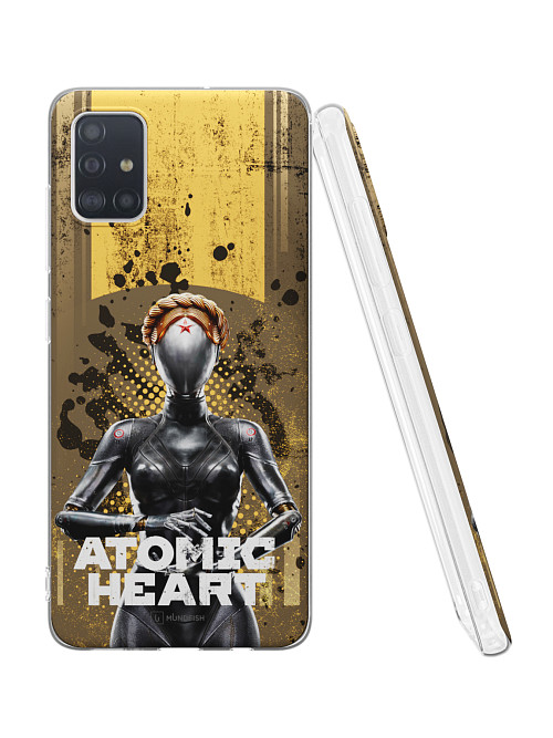 Силиконовый чехол для Samsung Galaxy A51 (4G) "Atomic Heart: Левая близняшка"