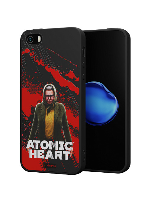 Силиконовый чехол для Apple iPhone SE (2016) "Atomic Heart: Баба Зина"