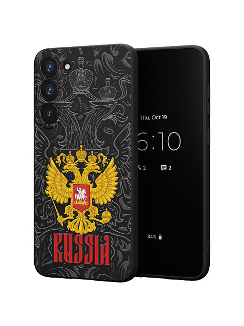 Силиконовый чехол для Samsung Galaxy S23 Plus "Россия"