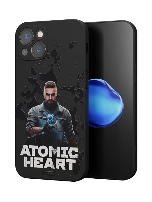 Силиконовый чехол для Apple iPhone 13 "Atomic Heart: Товарищ Нечаев"