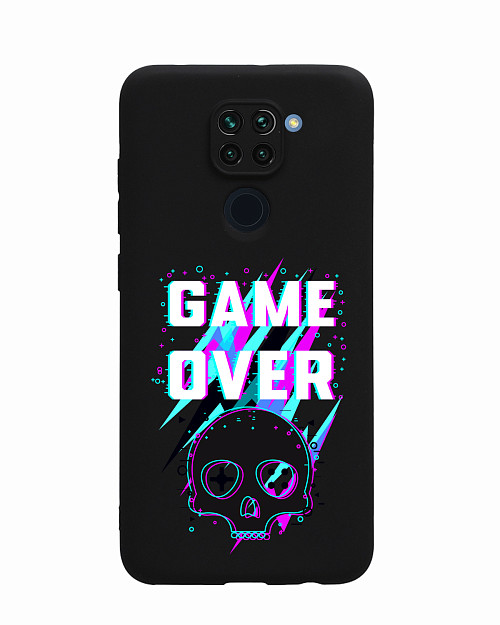 Силиконовый чехол для Xiaomi Redmi Note 9 "Game over"