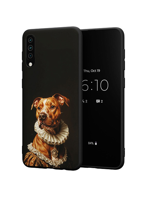 Силиконовый чехол для Samsung Galaxy A30S "Собака аристократ"