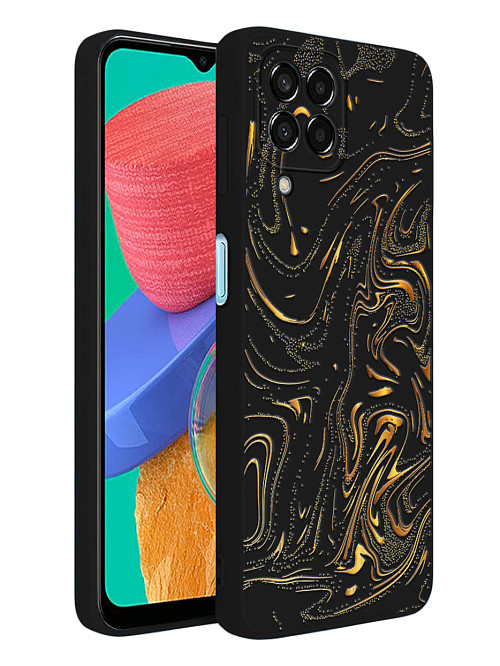 Силиконовый чехол для Samsung Galaxy M33 (5G) Золотые пятна