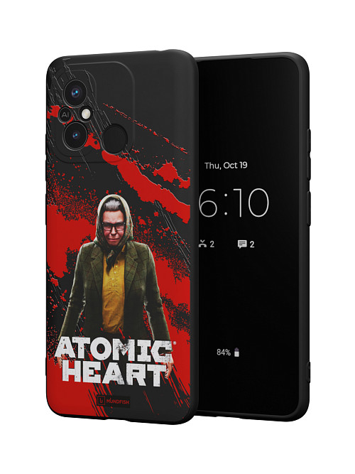 Силиконовый чехол для Xiaomi Redmi 12C "Atomic Heart: Баба Зина"