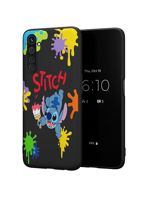 Силиконовый чехол для Realme 6 Pro "NOVEL: Stitch paints"