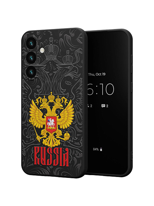 Силиконовый чехол для Samsung Galaxy S24 Plus "Россия"