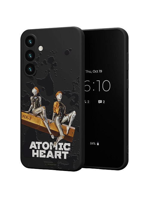 Силиконовый чехол для Samsung Galaxy S23 FE "Atomic Heart: Боевые близняшки"