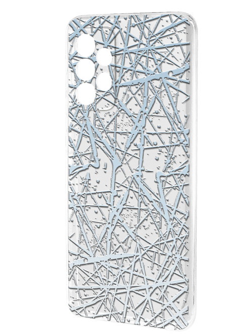 Силиконовый чехол для Samsung A53 Белая паутина