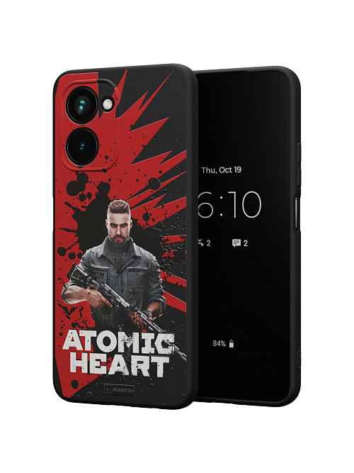 Силиконовый чехол для realme C33 "Atomic Heart: Майор Нечаев"