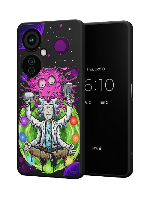 Силиконовый чехол для OnePlus Nord CE 3 Lite (5G) "NOVEL: Рик медитация"
