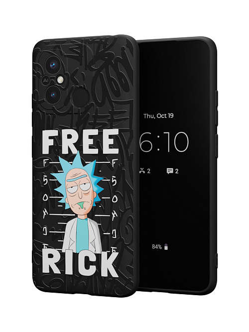 Силиконовый чехол для Poco C55 "NOVEL: Free Rick"