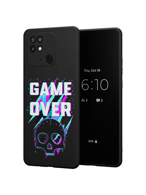 Силиконовый чехол для Xiaomi Poco C40 "Game over"