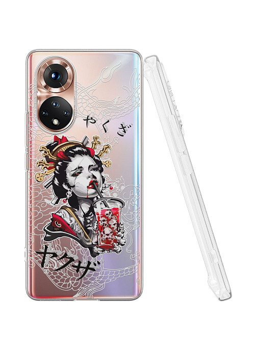 Силиконовый чехол для Huawei Nova 9 "Geisha Bloody"