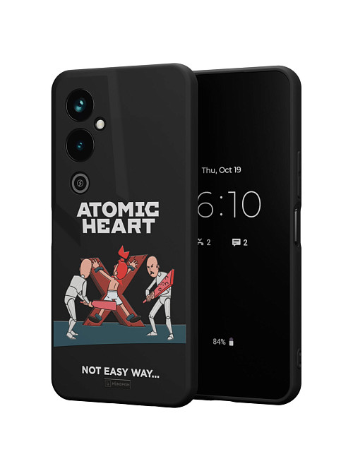 Силиконовый чехол для Tecno Pova 4 Pro "Atomic Heart: Not Easy Way"