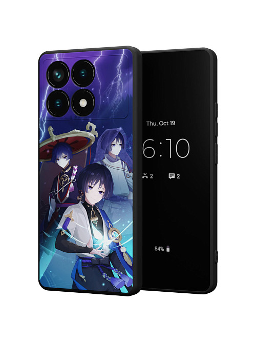 Силиконовый чехол для Poco X6 Pro (5G) "Genshin Impact: Скарамучча"