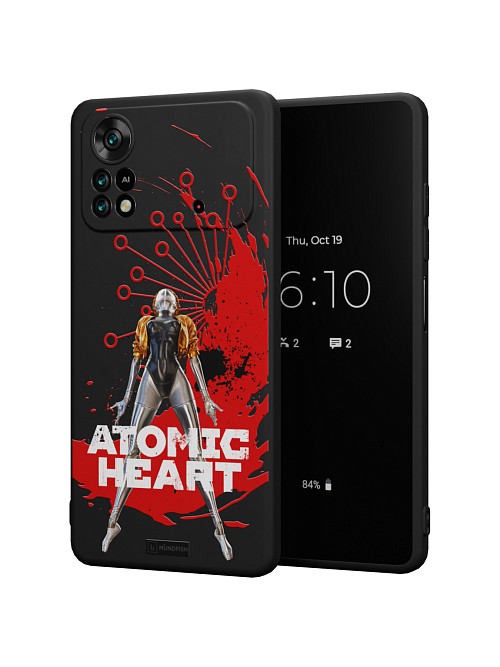 Силиконовый чехол для Poco X4 Pro (5G) "Atomic Heart: Правая близняшка"