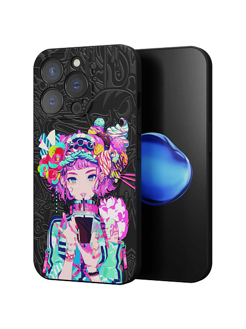 Силиконовый чехол для Apple iPhone 13 Pro "Lolipop girl"