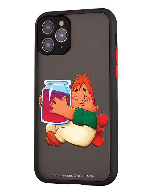 Противоударный чехол для Apple iPhone 11 Pro Малыш и Карлсон: баночка варенья