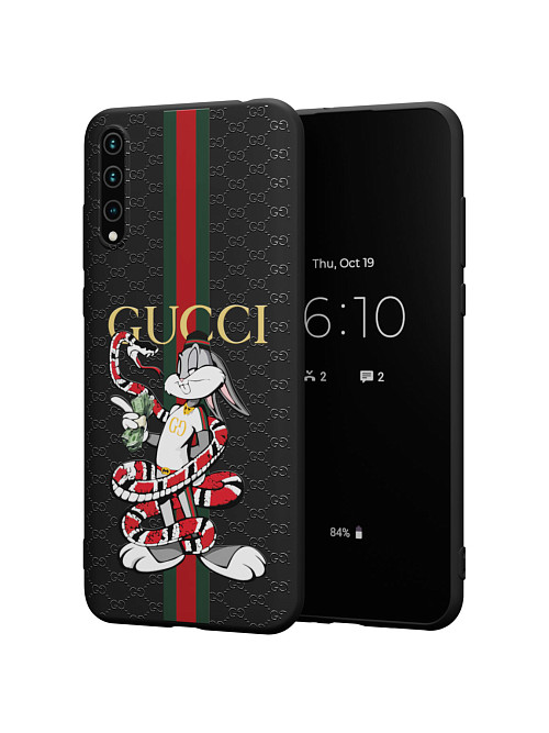 Силиконовый чехол для Honor 30i "NOVEL: Багз Банни Gucci"