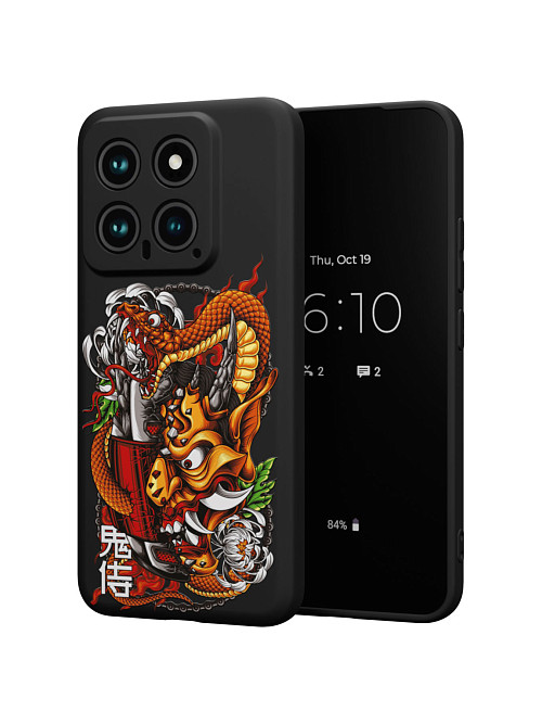 Силиконовый чехол для Xiaomi 14 "Змея"