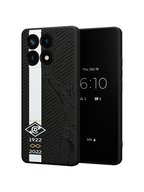 Силиконовый чехол для Poco X6 Pro (5G) "Юбилей клуба Спартак"