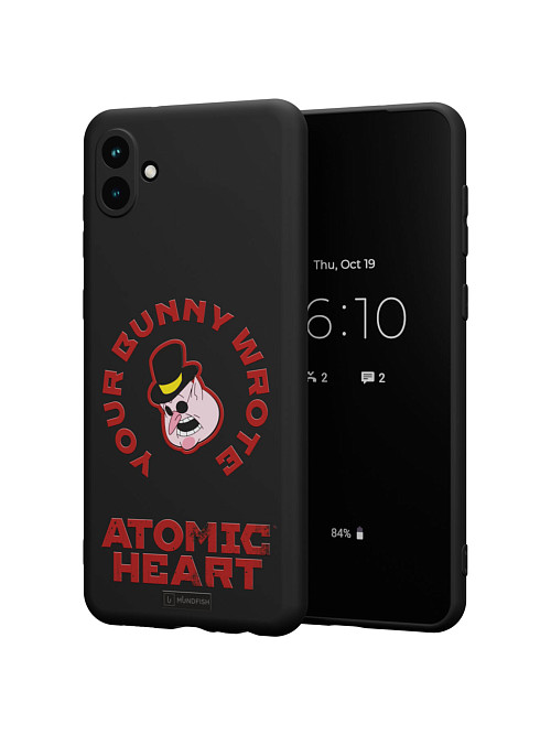 Силиконовый чехол для Samsung A04 (4G) "Atomic Heart: Капиталист"