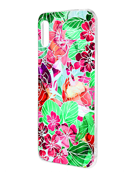 Силиконовый чехол для Xiaomi Redmi 9A Яркие цветы