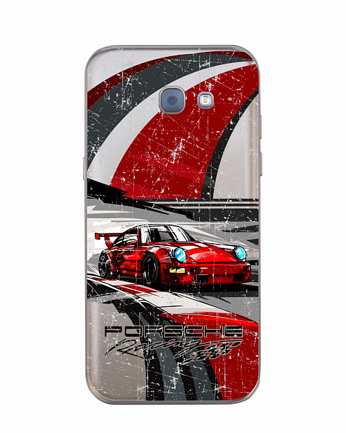 Силиконовый чехол для Samsung Galaxy A5 (2017) Porsche 911