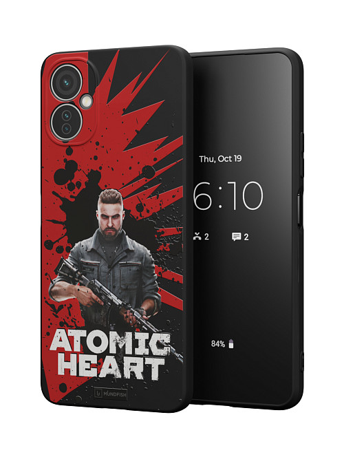 Силиконовый чехол для Tecno Camon 19 Neo "Atomic Heart: Майор Нечаев"