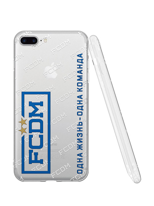 Силиконовый чехол для Apple iPhone 7 Plus "Динамо: FCDM"