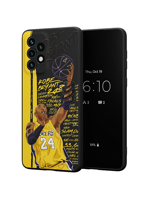 Силиконовый чехол для Samsung Galaxy A33 (5G) "NOVEL: Kobe Bryant"