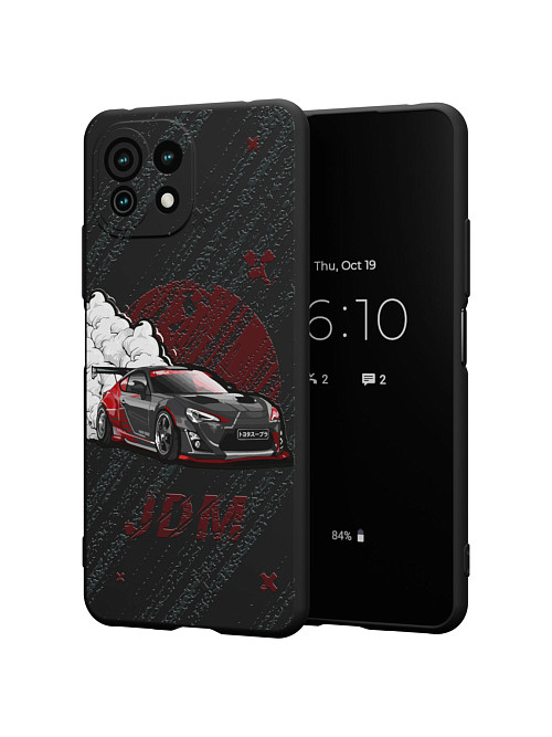 Силиконовый чехол для Xiaomi Mi 11 Lite "JDM чёрная машина"