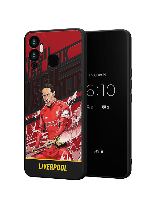 Силиконовый чехол для Infinix Hot 12 Play "NOVEL: Liverpool"