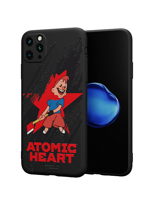 Силиконовый чехол для Apple iPhone 11 Pro Max "Atomic Heart: Пионер"