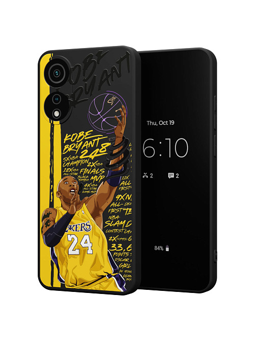 Силиконовый чехол для OPPO A78 (4G) "NOVEL: Kobe Bryant"