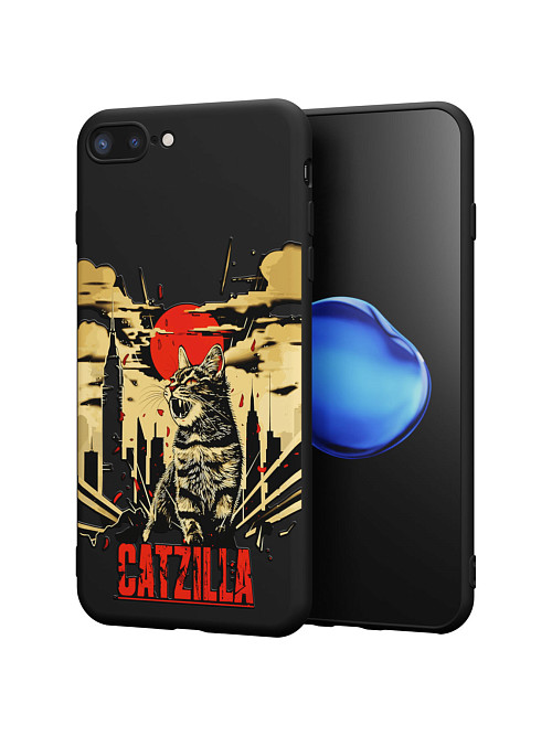 Силиконовый чехол для Apple iPhone 8 Plus "Catzilla"