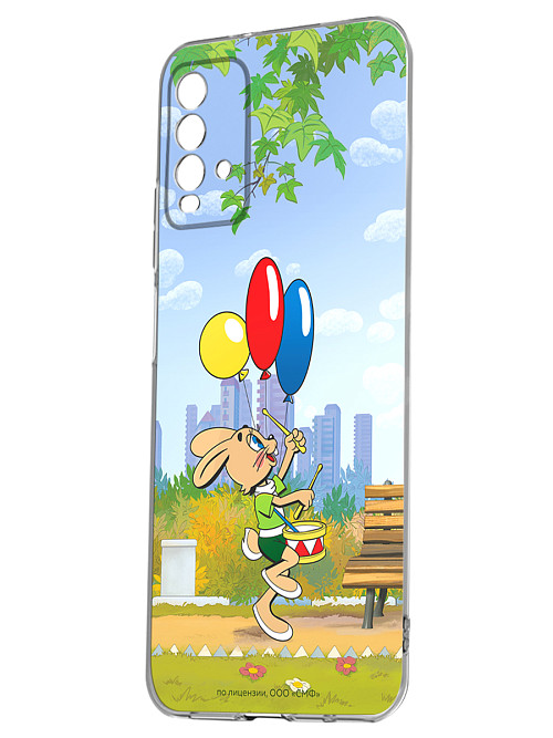 Силиконовый чехол для Xiaomi Redmi 9T "Ну, погоди: Воздушные шарики"
