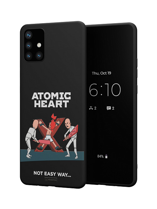 Силиконовый чехол для Samsung Galaxy A51 (4G) "Atomic Heart: Not Easy Way"