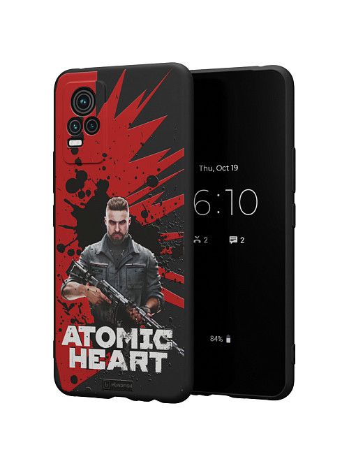 Силиконовый чехол для Vivo V21E (4G) "Atomic Heart: Майор Нечаев"