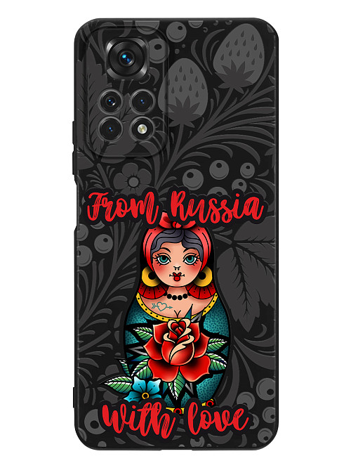 Силиконовый чехол для Xiaomi Redmi Note 11 Из России с любовью