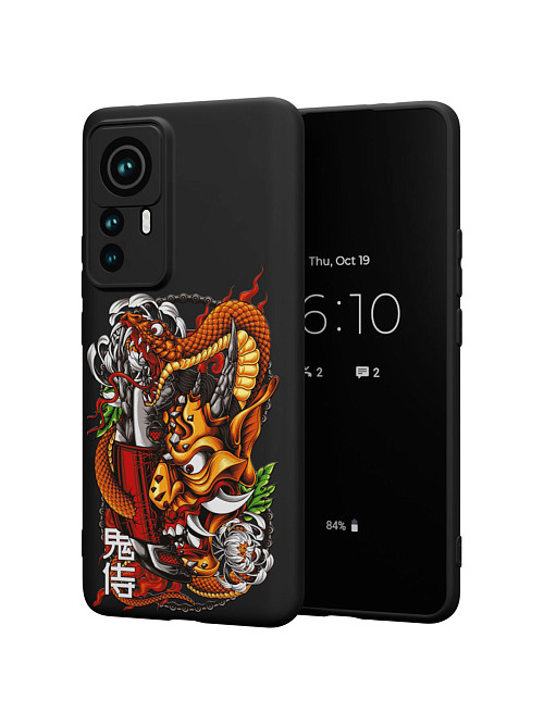 Силиконовый чехол для Xiaomi 12T "Змея"