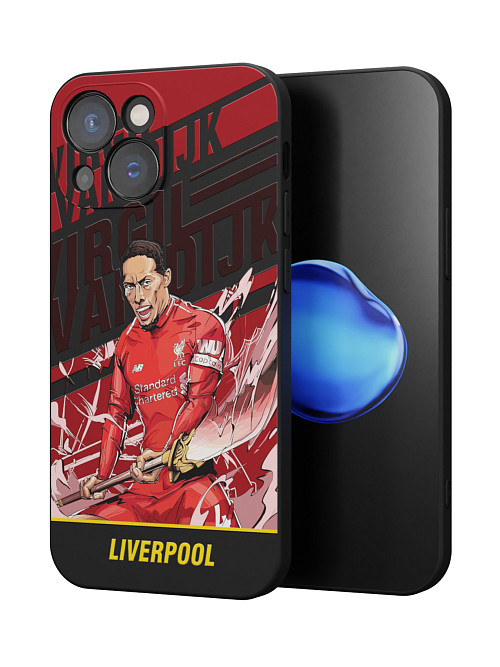 Силиконовый чехол для Apple iPhone 15 "NOVEL: Liverpool"