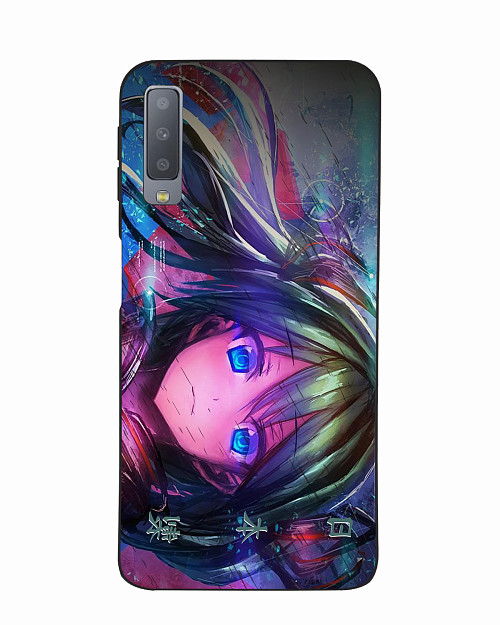 Силиконовый чехол для Samsung Galaxy A7 (2018) Hatsune Miku