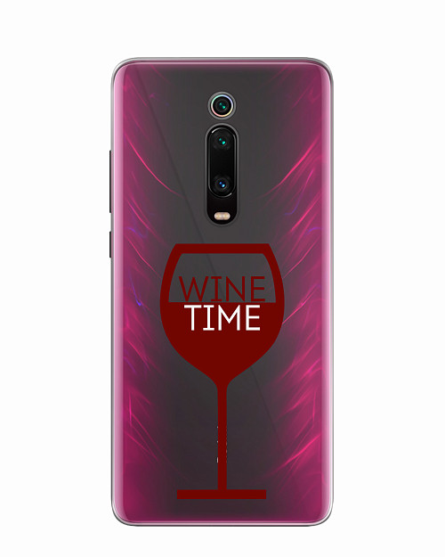 Силиконовый чехол для Xiaomi Redmi K20 Wine time